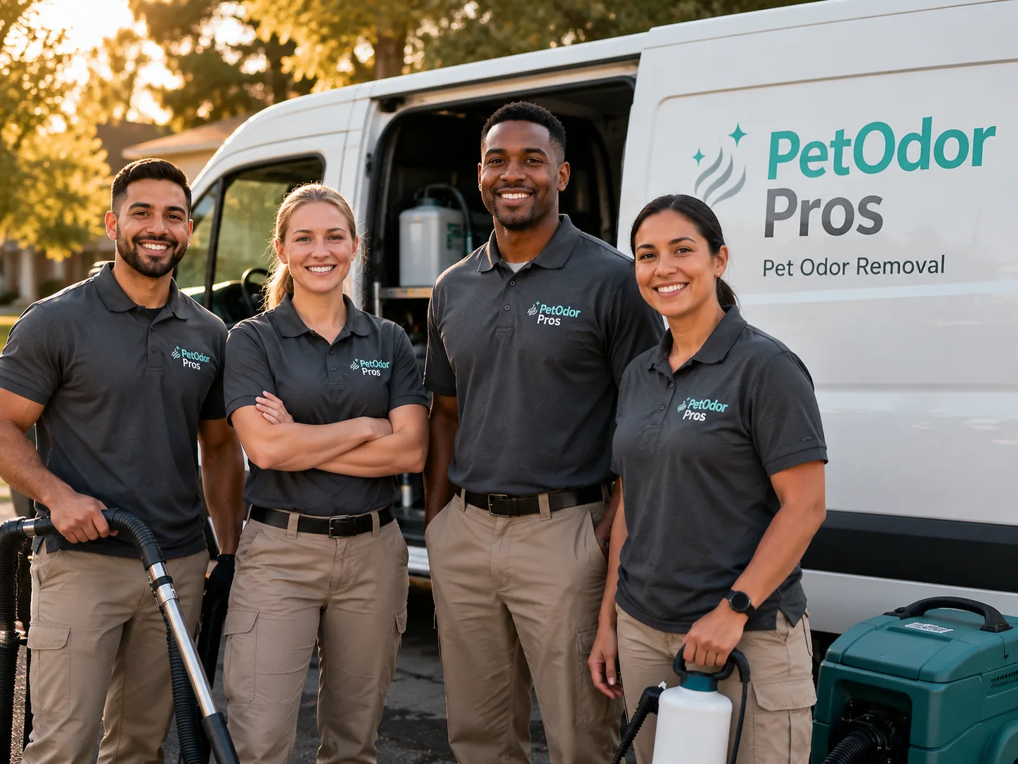 Pet Odor Removal team serving Harrison, MI